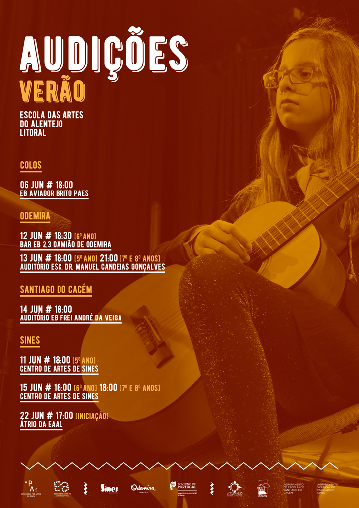 cartaz audicao de verao