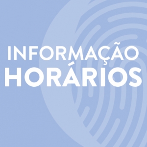 Informa&ccedil;&atilde;o Hor&aacute;rios