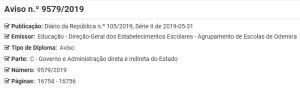 Procedimento concursal comum de recrutamento - assistente operacional: contrato de trabalho em fun&ccedil;&otilde;es p&uacute;blicas por tempo indeterminado (lista unit&aacute;ria de ordena&ccedil;&atilde;o final)