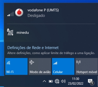 Configurar cart&otilde;es SIM nos Port&aacute;teis Insys Tipo II (Vodafone)