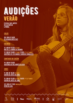 Audi&ccedil;&otilde;es ver&atilde;o (Escola de Artes do Alentejo Litoral)