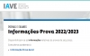 IAVE - Informa&ccedil;&otilde;es-Prova 2022/2023